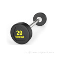 PU düz ve kıvrılıyor 20kg barbell halter powerlifting